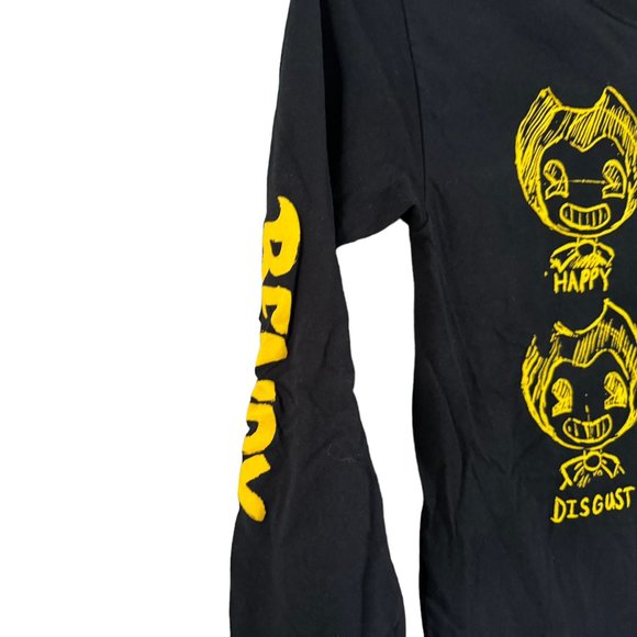 Bendy And The Ink Machine Adult Long Sleeve T Shirt Size Small - Picture 2 of 4